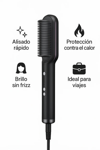 Cepillo Alisador Instantáneo — Liso natural en minutos