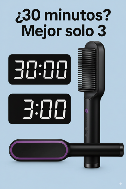 Cepillo Alisador Instantáneo — Liso natural en minutos