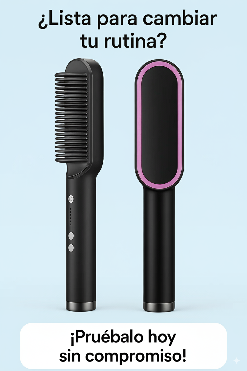 Cepillo Alisador Instantáneo — Liso natural en minutos