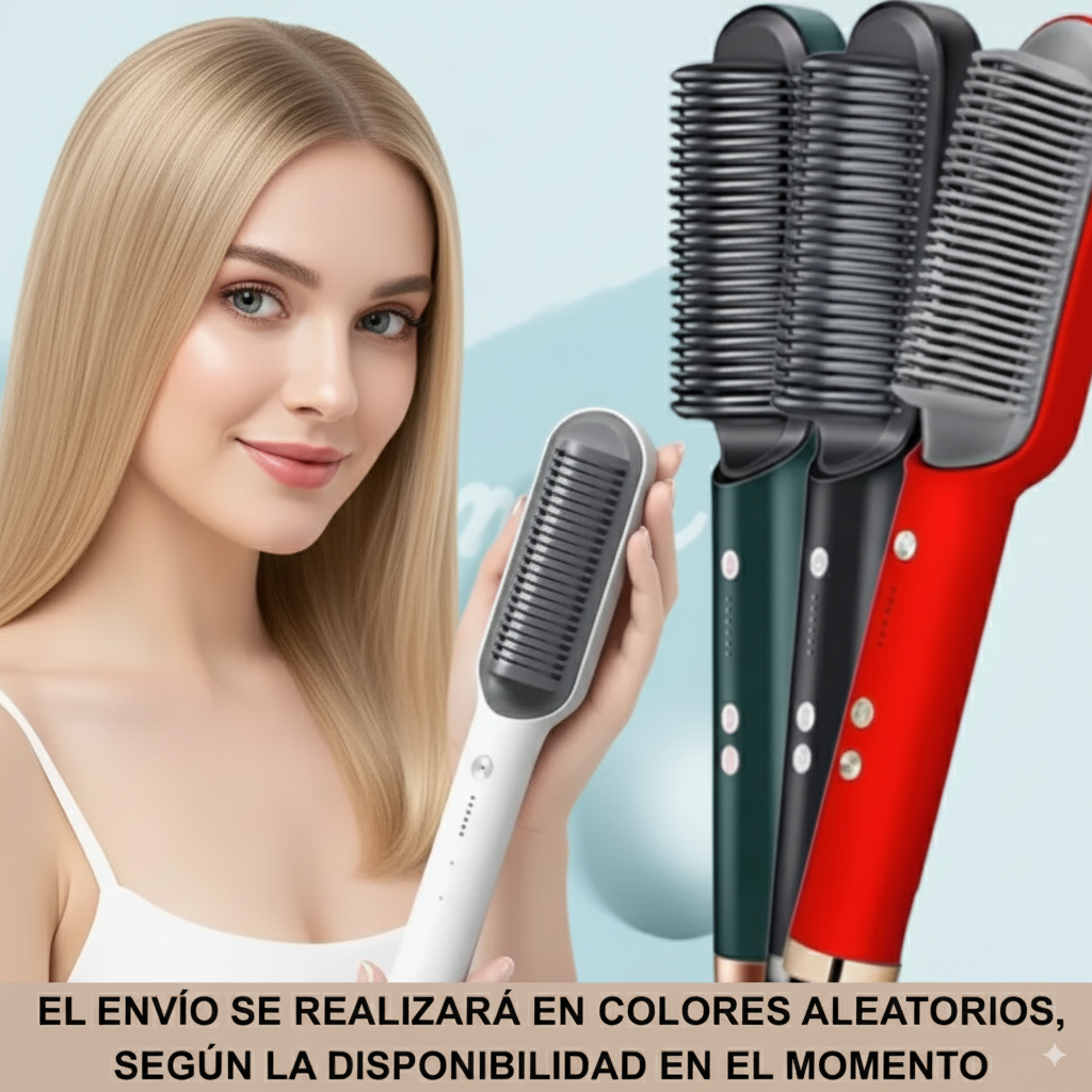 Cepillo Alisador Instantáneo — Liso natural en minutos